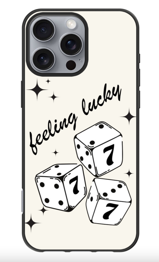 Feeling Lucky Dice Custom Print Iphone Case