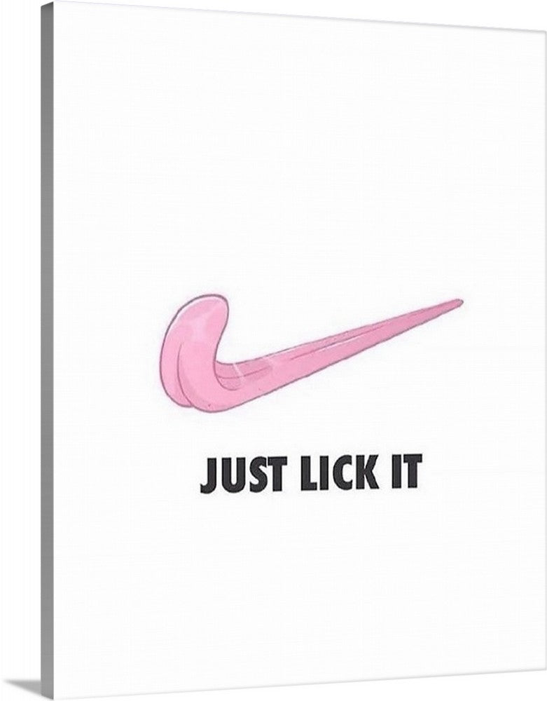 Just Lick It Diamond Painting Canvas