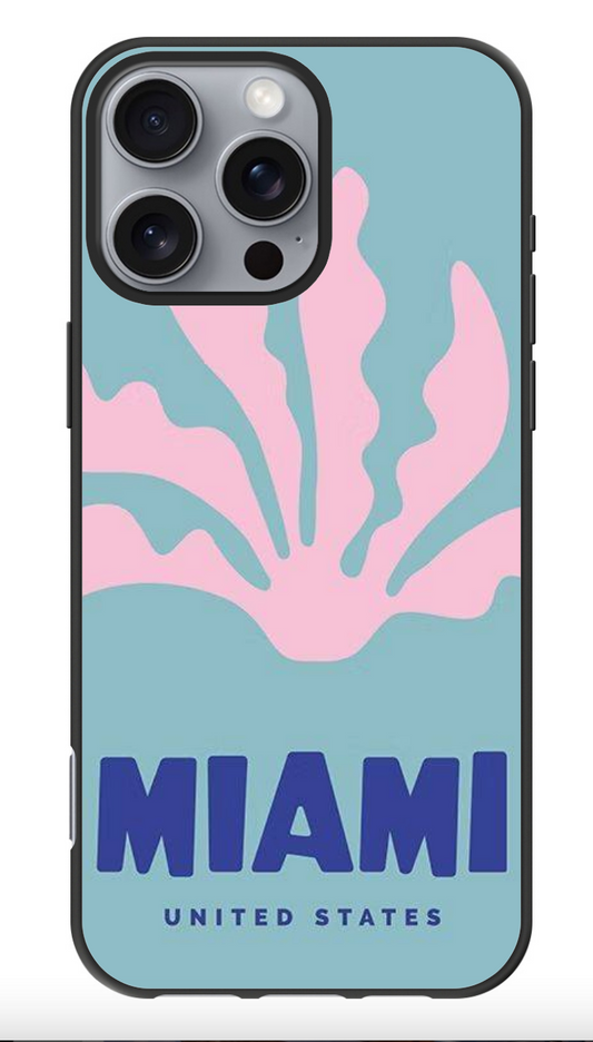 Miami Custom Print Iphone Case