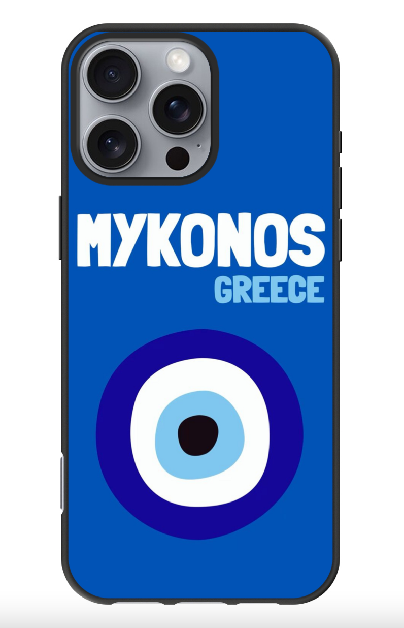 Mykonos Greece Custom Print Iphone Case