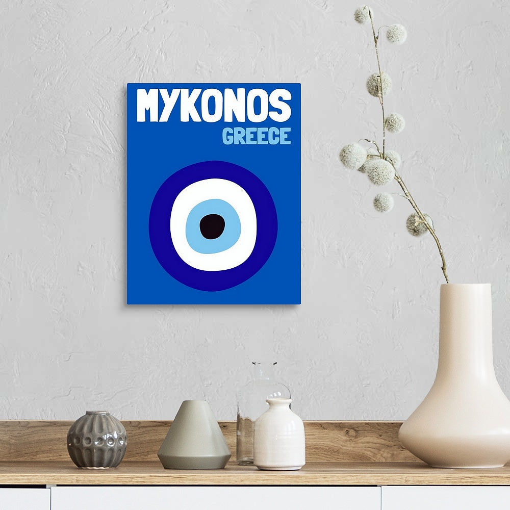 Mykonos Greece Diamond Painting Canvas