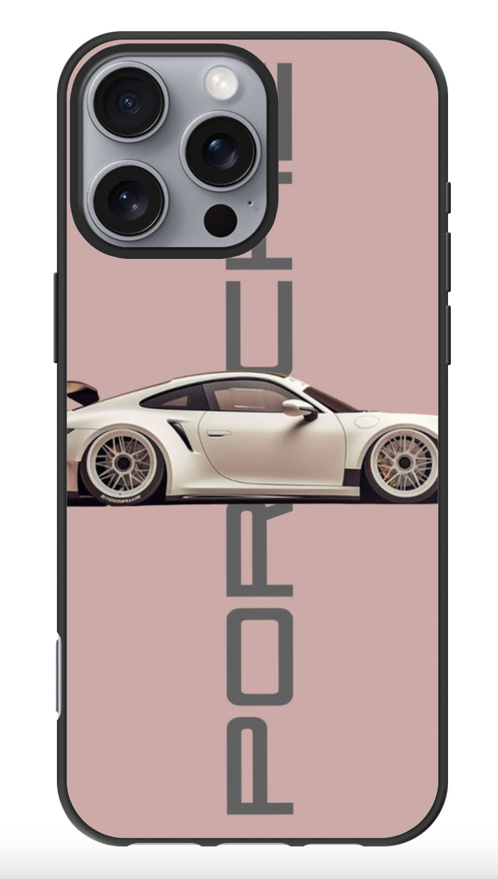 Porsche custom print iphone case