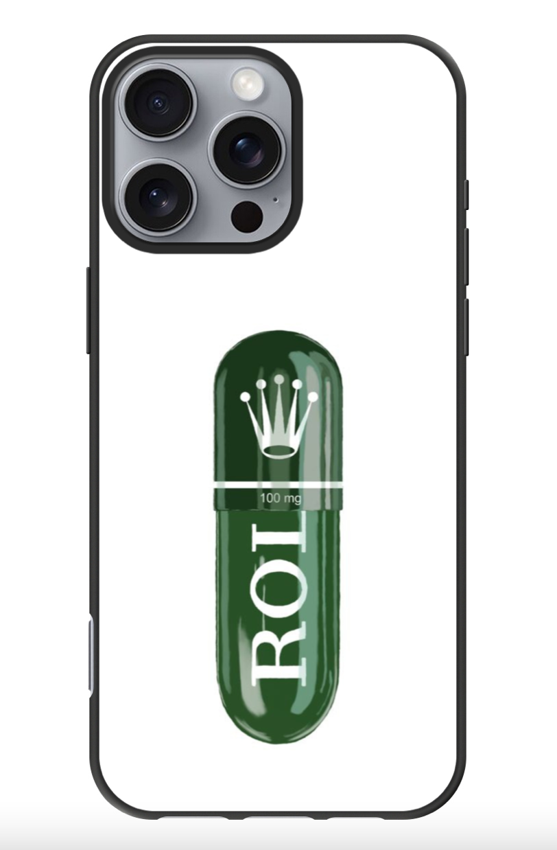 Rolex Pill Custom print Iphone case