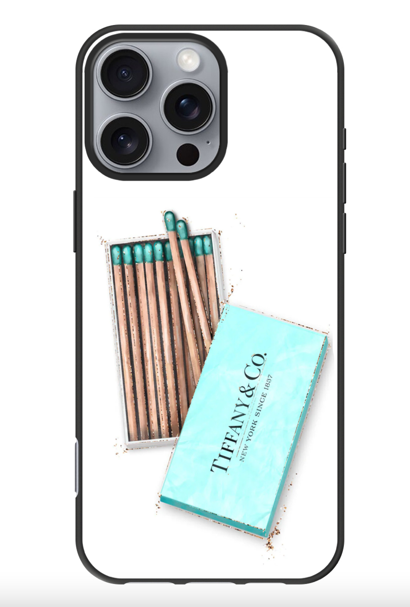 T Blue matches Custom print Iphone case